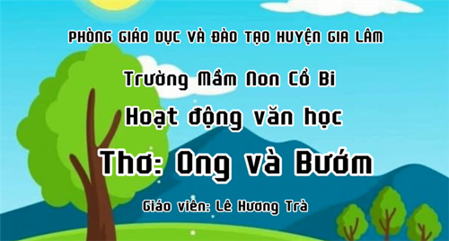 Văn học: Thơ: Ong và bướm - MGB